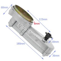 Engranaje desmultiplicador mini cross (tipo 1, 14 dientes) 8mm