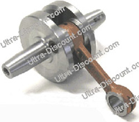 Kit 53cc 4 tranfers + cigüeñal Racing bulón 12mm (tipo B, AZUL) Bilder 1