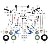 Cable de embrague para quad 200cc JYG